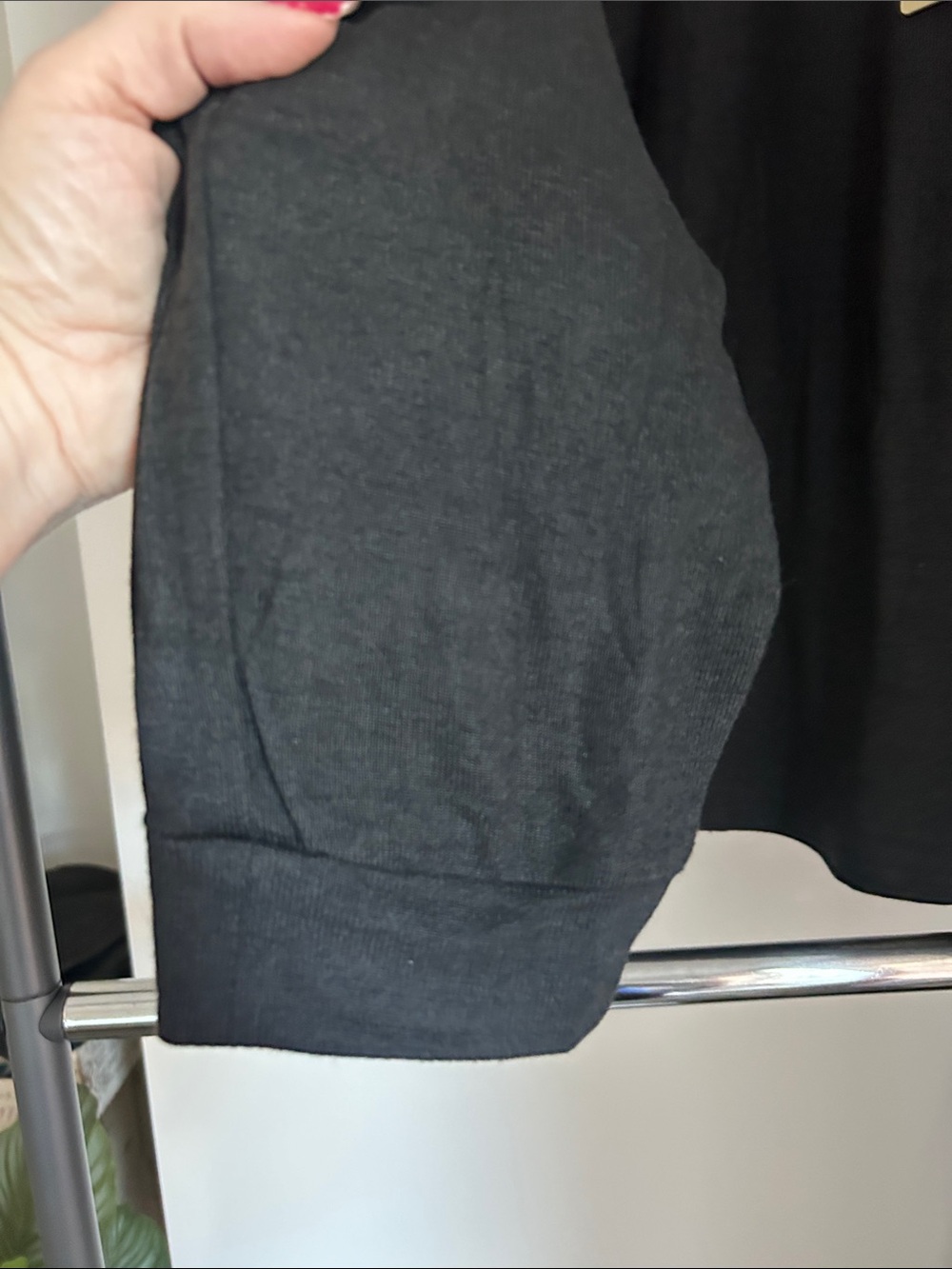 New ekouaer L Black long sleeve top pants stretchy loungewear Set - Picture 7 of 10